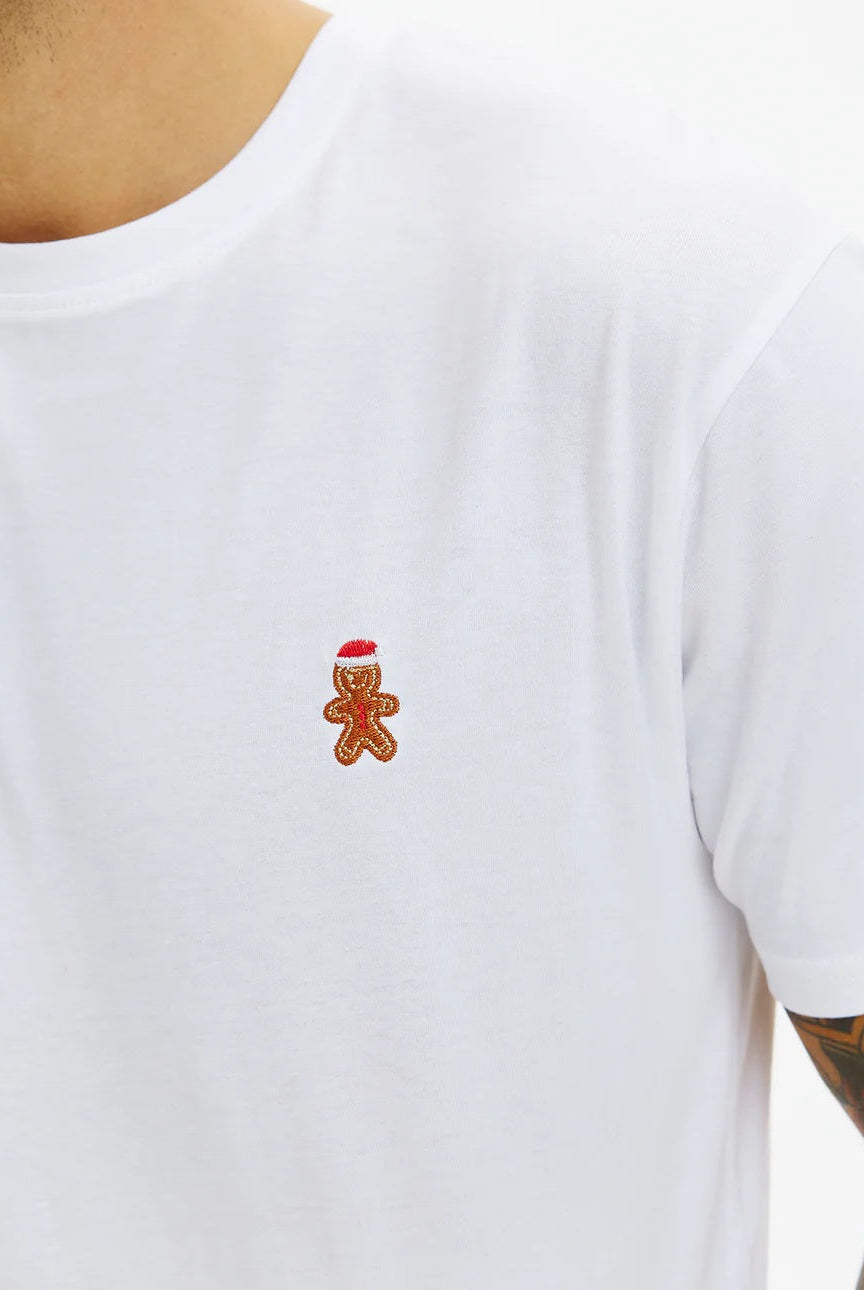 playera de Navidad Blanca para Hombre y Mujer Gingercookie