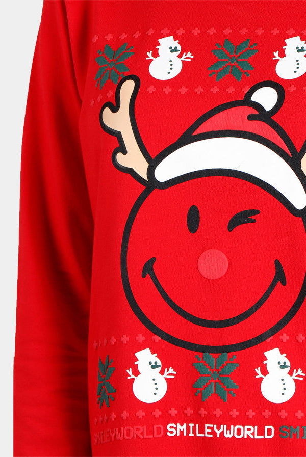 Sudadera Navideña Smile Mujer Detalle