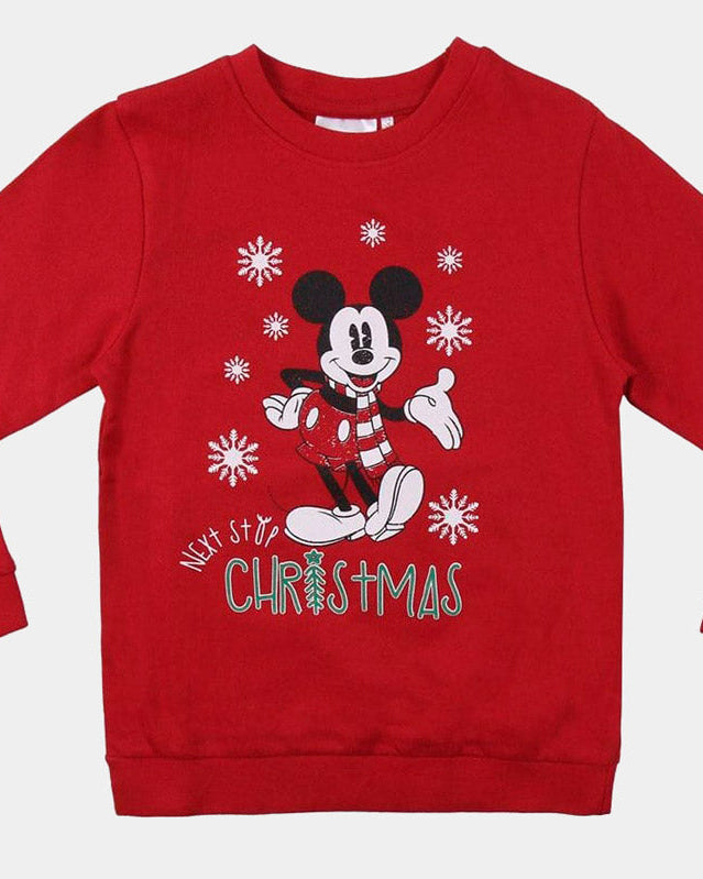 Sudadera de Navidad para Niña y Niño Mickey