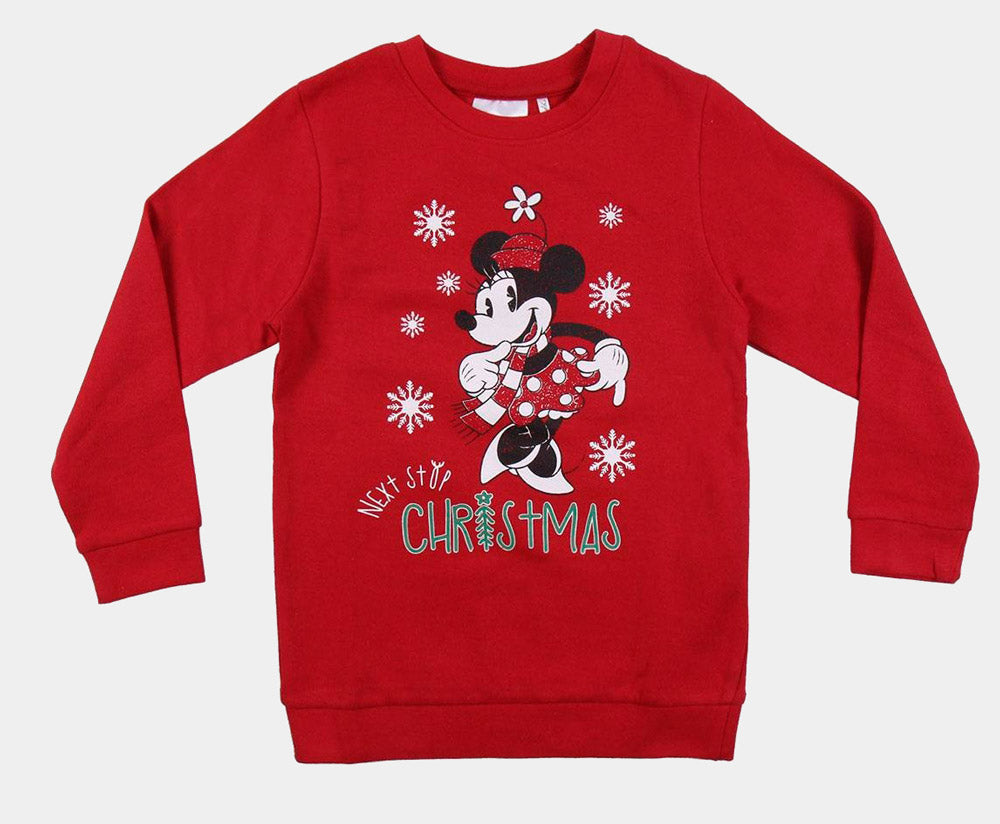 Sudadera de Navidad para Niña y Niño Minnie