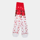Calcetines Navideñas Unisex Rojos Reno con BufandaCalcetines Navideñas Unisex Rojos Reno con Bufanda