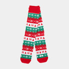Calcetines Navideñas Unisex Verdes, Rojos y Blancos