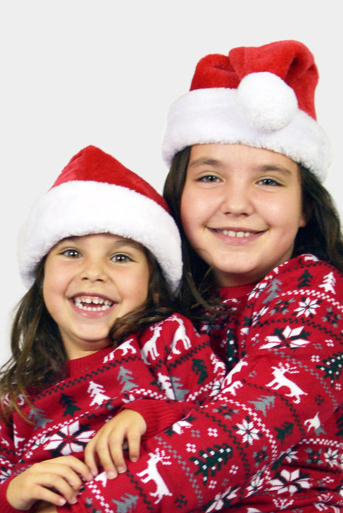Gorro Navideño Santa Claus Suave y Gordito para Niñas