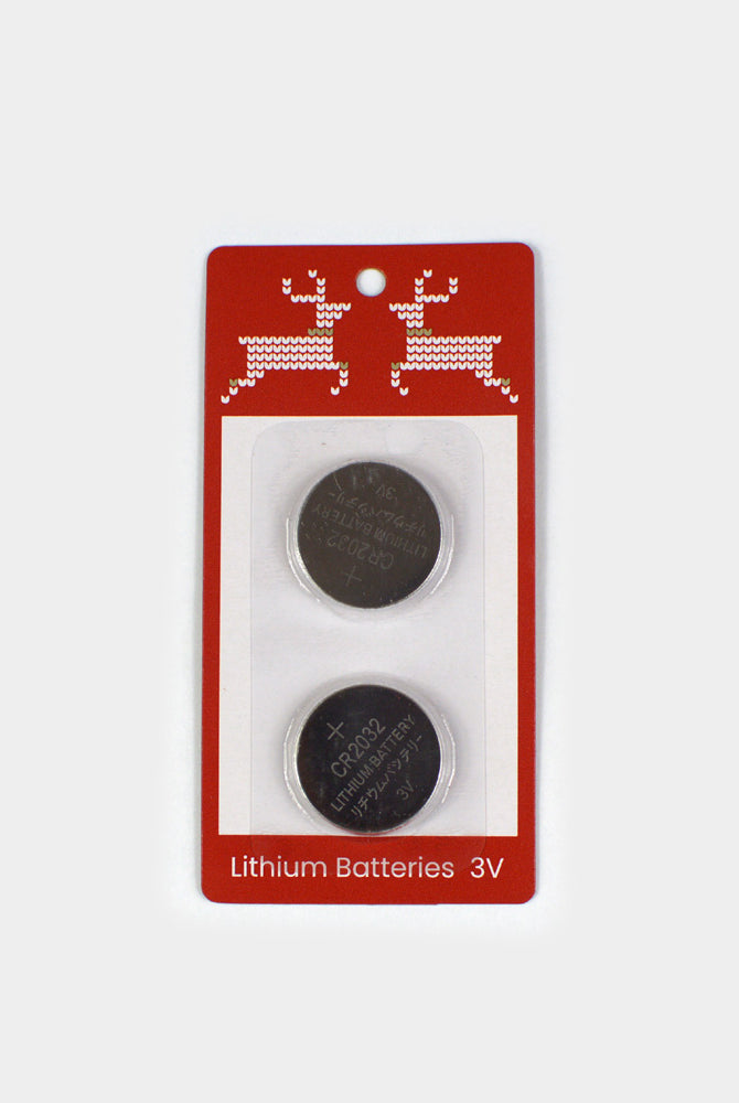 Paquete Extra de 2 Baterías para Suéter Navideño con Luces LED
