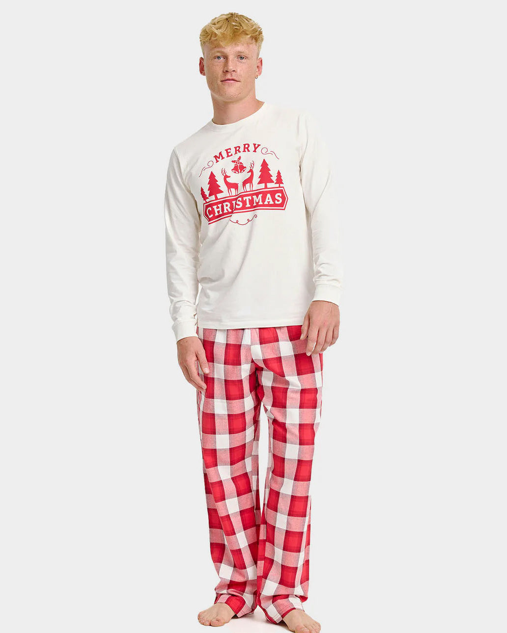 Pijama Navideña Hombre Adultos Unisex Merry Christmas