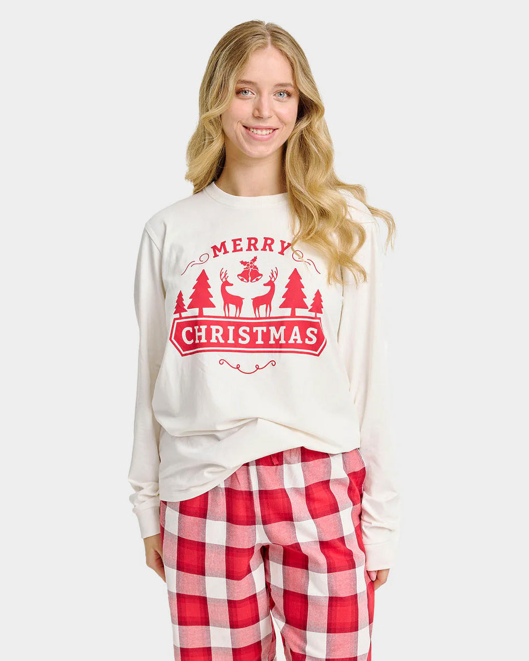 Pijama Navideña Mujer Adultos Unisex Merry Christmas