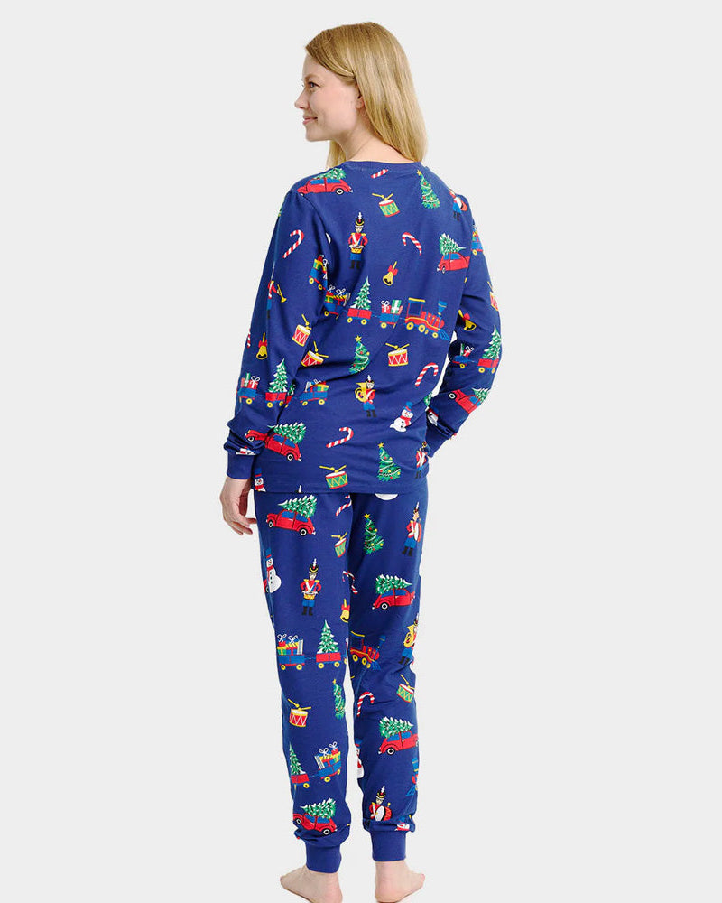 Pijama Navideña para Adultos Unisex Juguetes Navideños