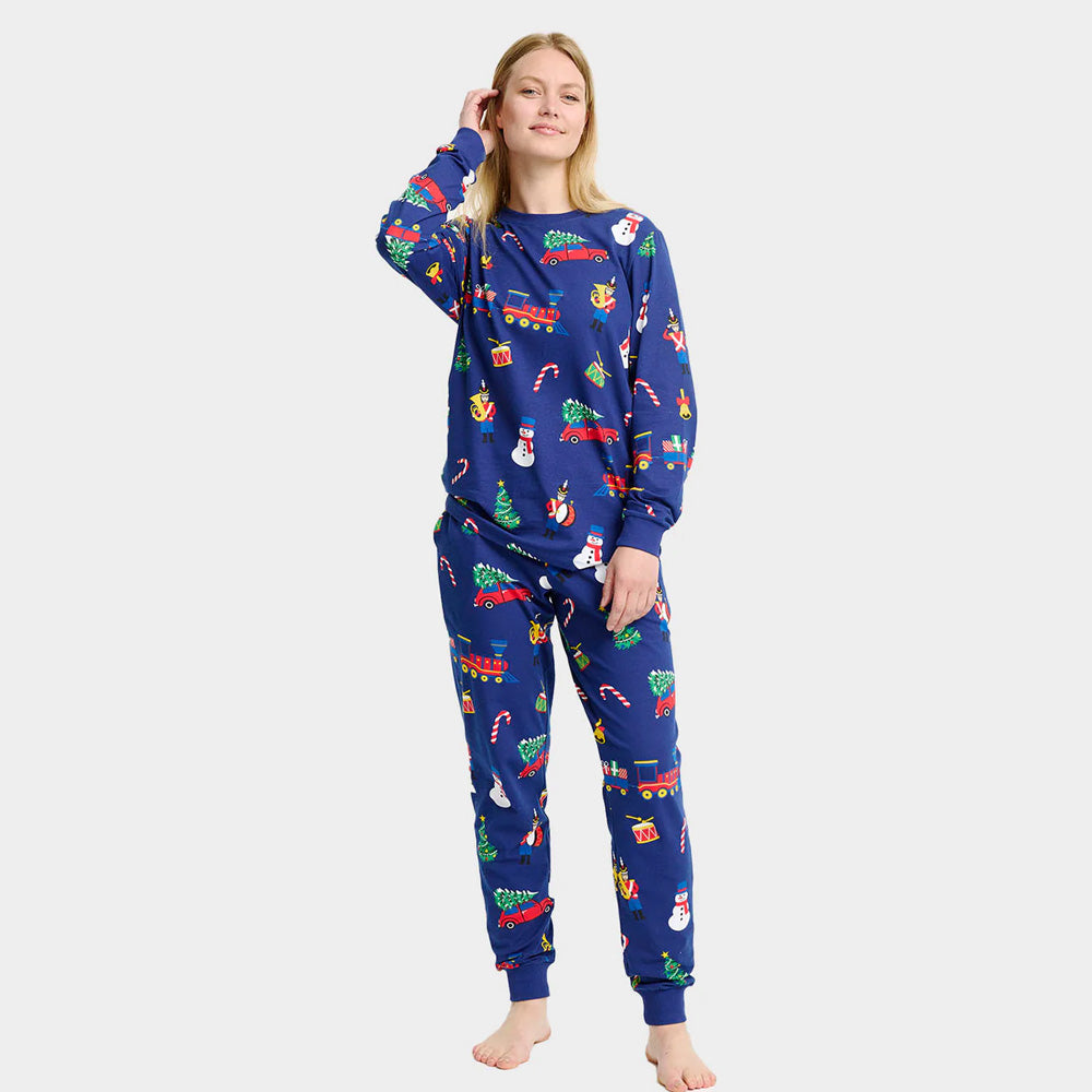 Pijama Navideña para Familia y Mujer Juguetes Navideños