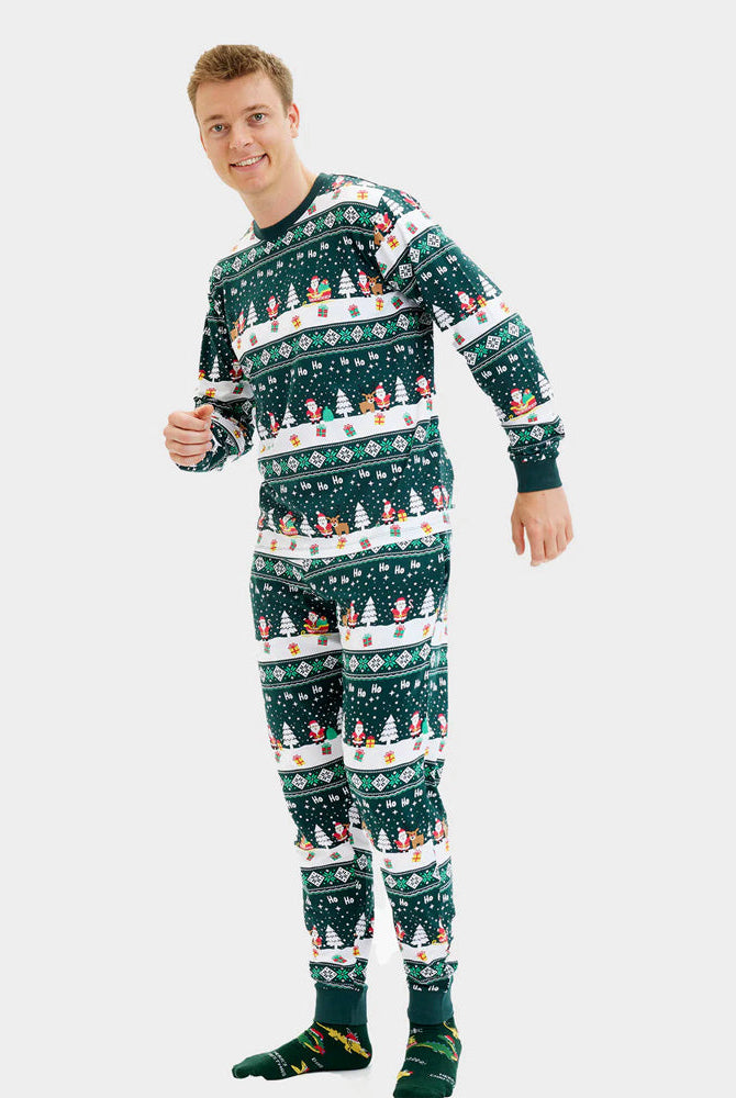 Pijama Navideña Hombre Green Jolly Christmas