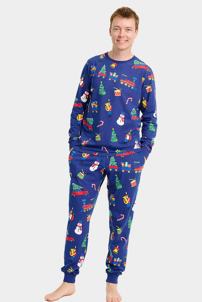 Pijama Navideña para hombre Unisex Juguetes Navideños