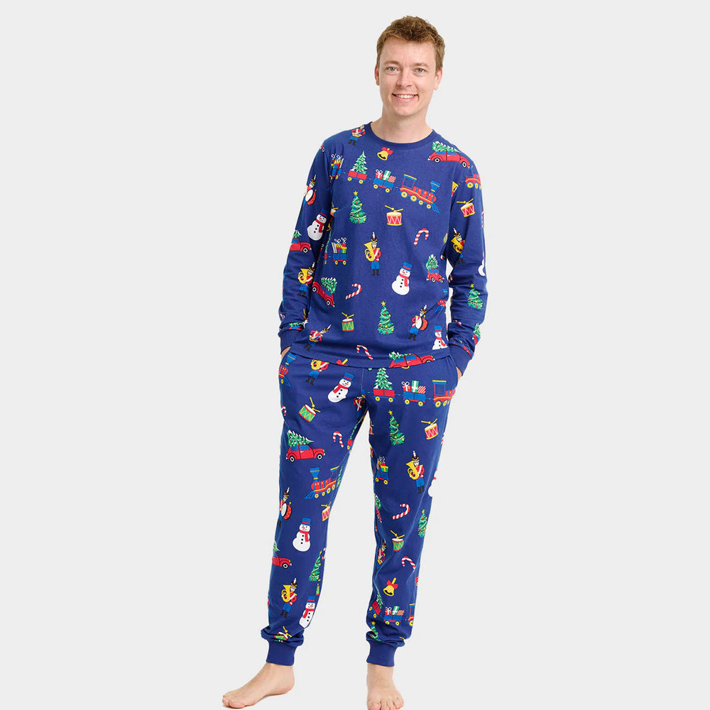 Pijama Navideña para hombre Unisex Juguetes Navideños