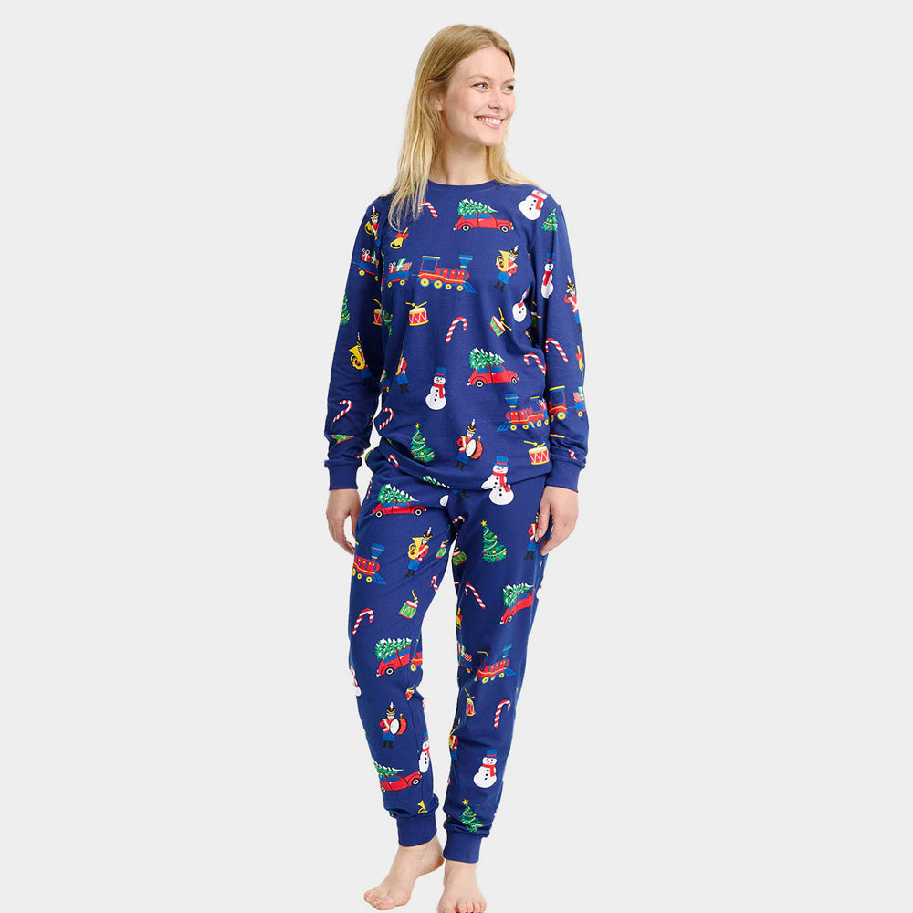 Pijama Navideña Mujer Unisex Juguetes Navideños