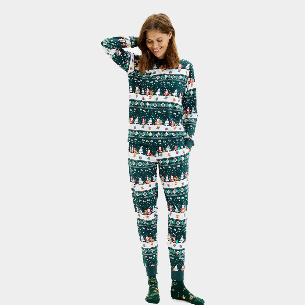 Pijama Navideña para Mujer Green Jolly Christmas
