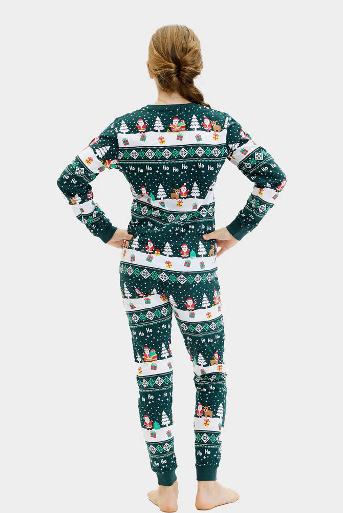 Pijama Navideña para Niños Green Jolly Christmas