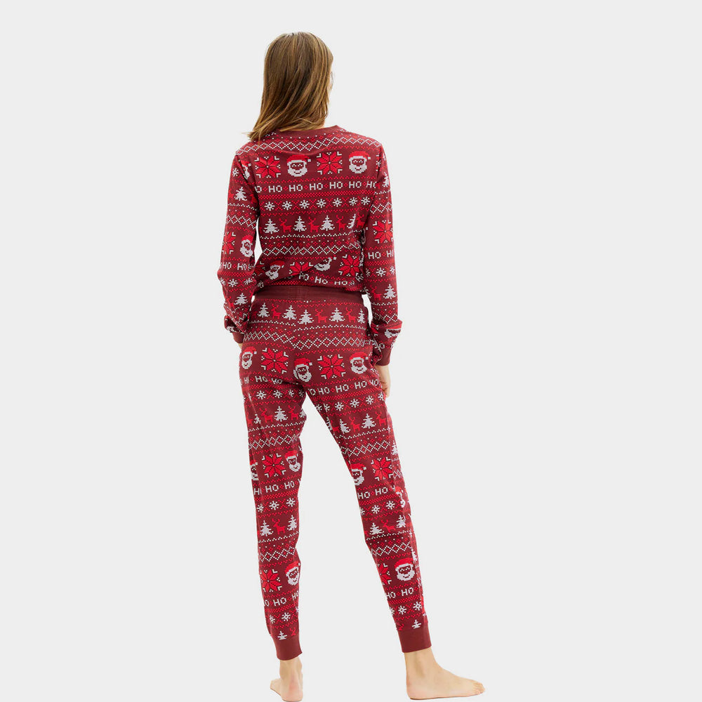 Pijama Navideña Unisex Rojo Ho Ho Ho