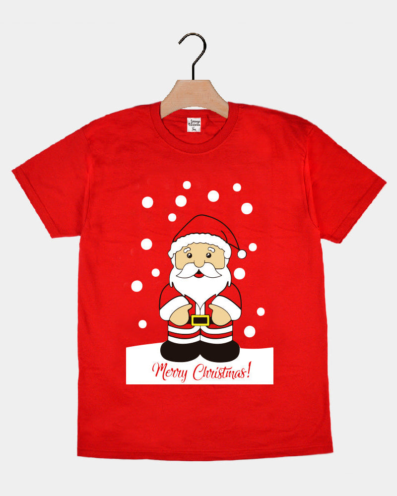 Playera Navideña Merry Christmas Papá Noel