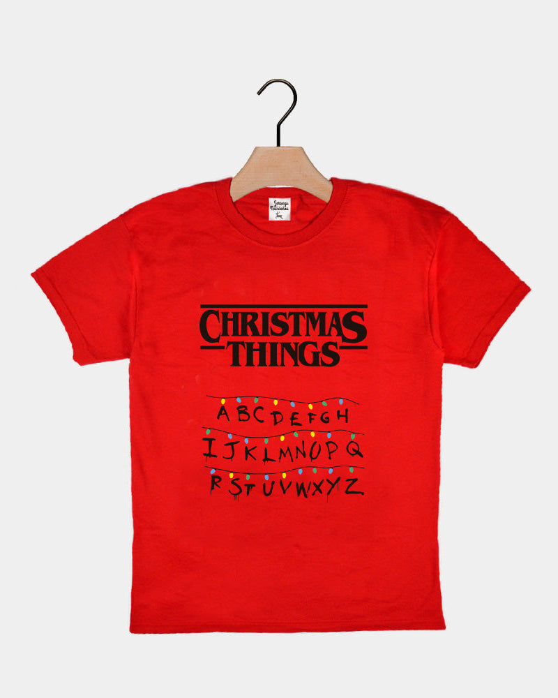 Playera Navideña para Niños Christmas Things