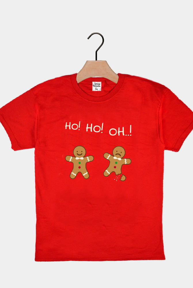 Playera Navideña para Niños Gingerbread