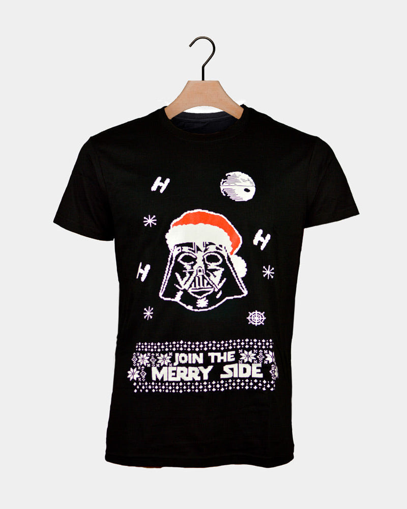 Playera Navideña para Hombre y Mujer Star Wars Darth Vader
