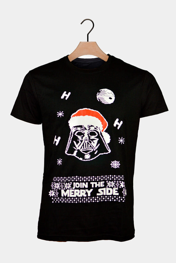 Playera Navideña para Hombre y Mujer Star Wars Darth Vader