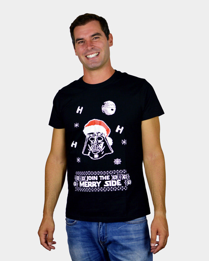 Playera Navideña para Hombre Star Wars Darth Vader