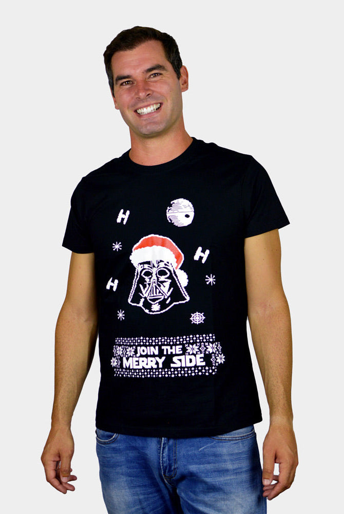 Playera Navideña para Hombre Star Wars Darth Vader