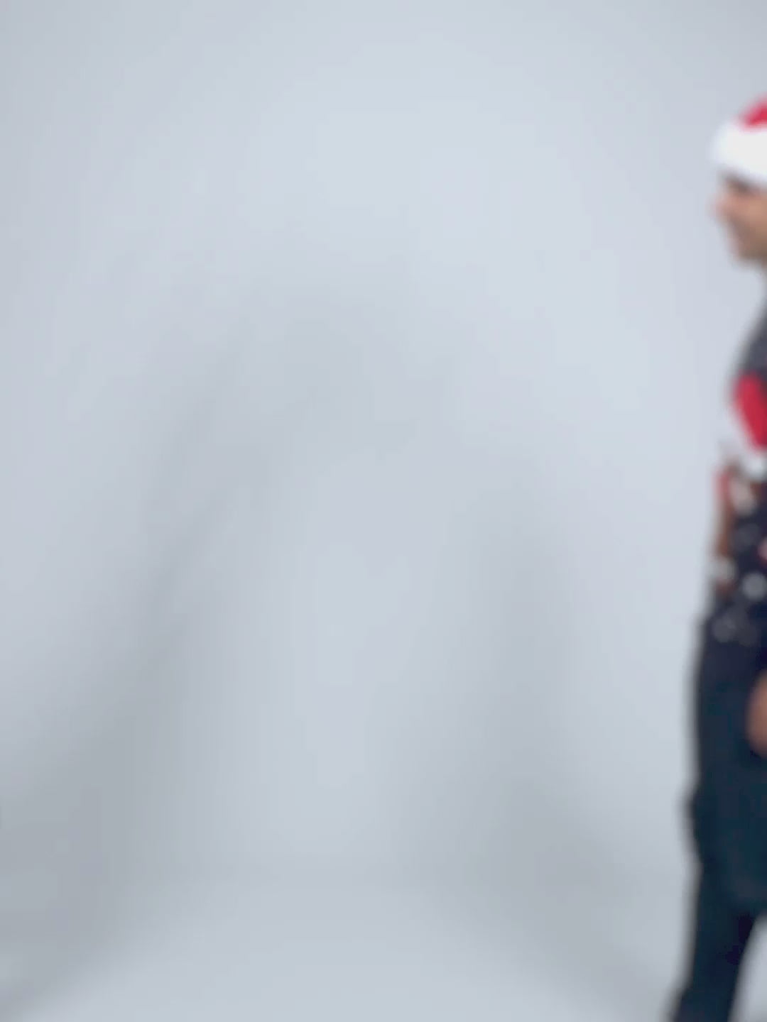 Suéter de Navidad para Mujer y Hombre Azul Gingerbread