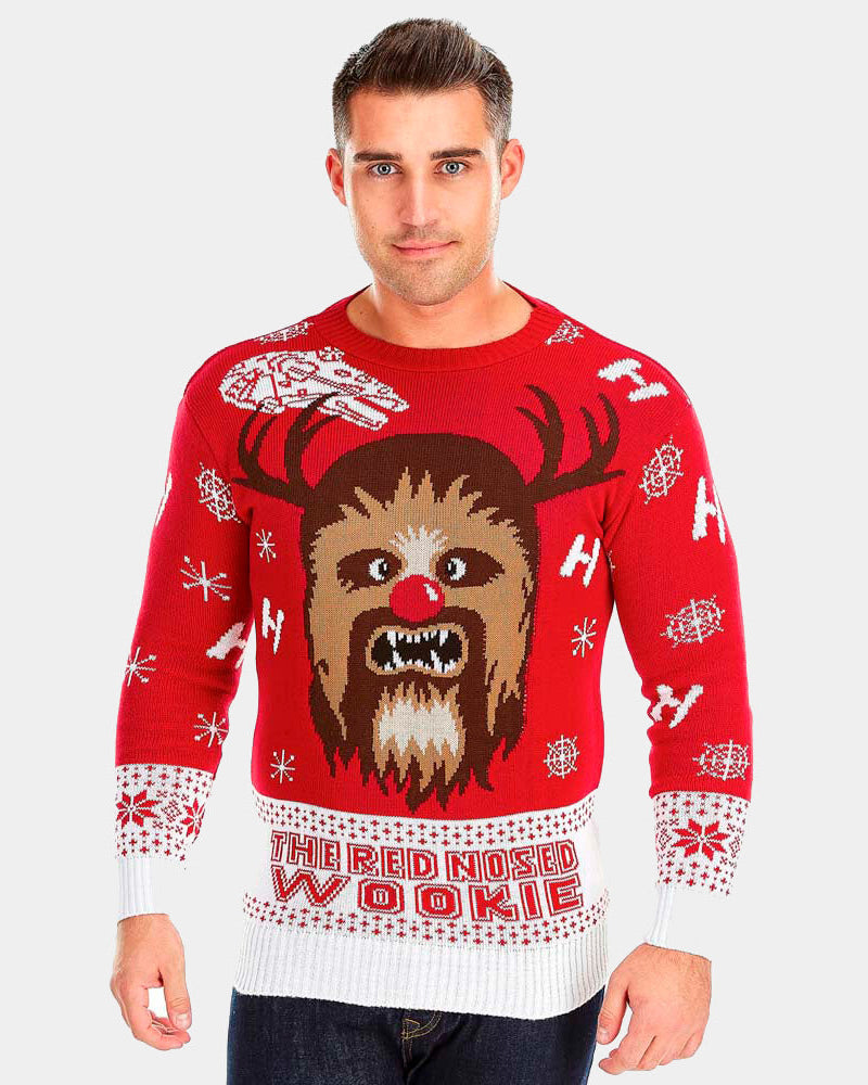 sueterNavideño Hombre Chewbacca Star Wars