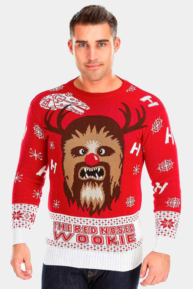 sueter Navideño Hombre Chewbacca Star Wars