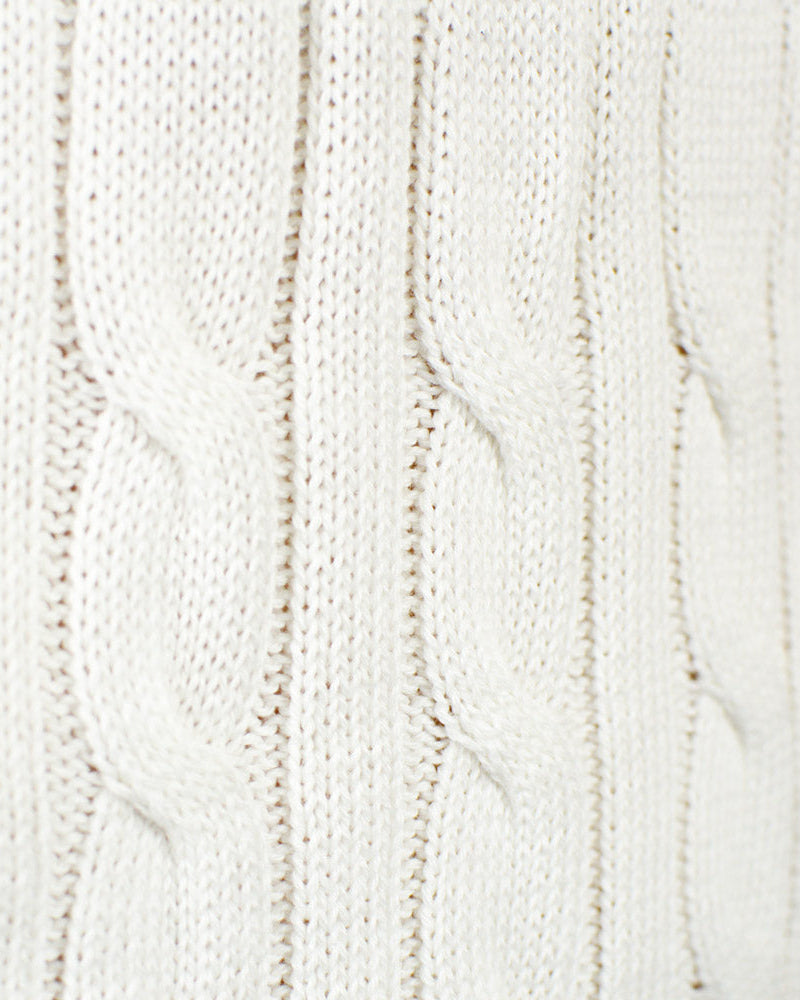 Suéter de Navidad Hombre Algodón Orgánico Elegante Blanco Renos