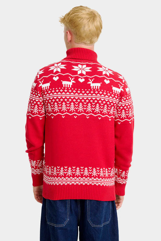Suéter de Navidad cuello alto Greenlandish Algodón Orgánico Hombre