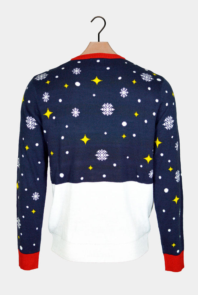 Jersey de Navidad para Niña y Niño Feliz Navidog espalda