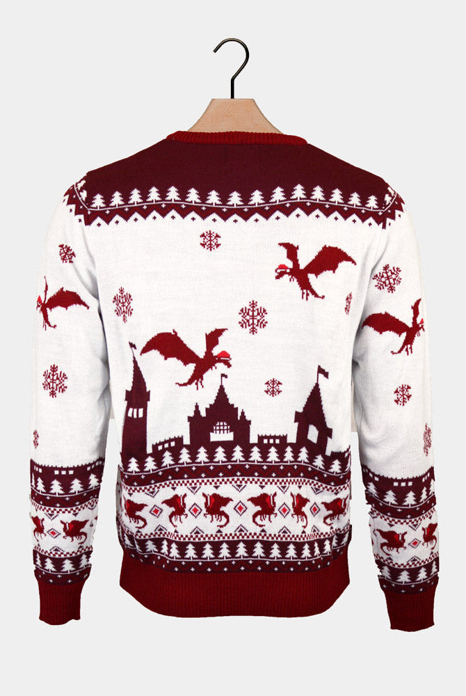 Suéter de Navidad para Hombre Rojo Christmas is Coming