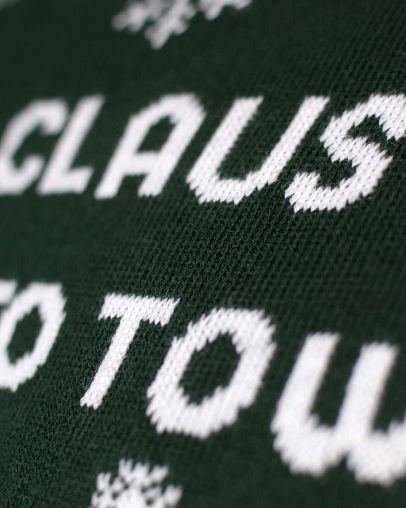 Suéter de Navidad con Luces LED para Hombre is Coming to Town Santa