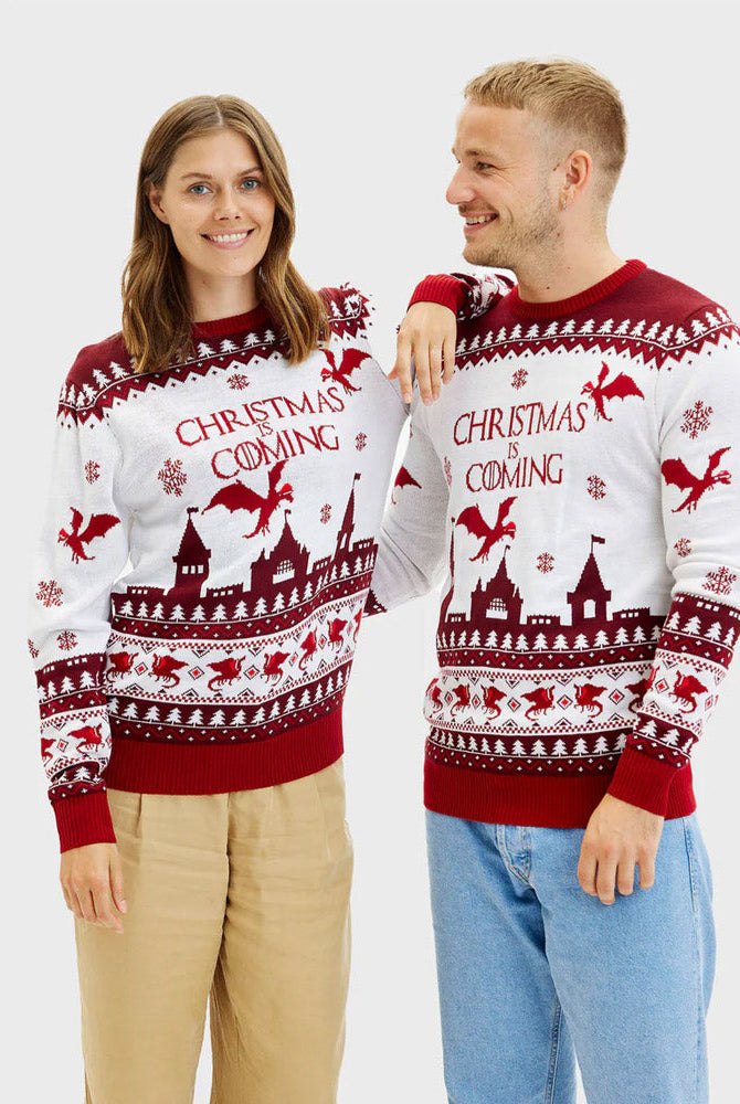 Suéter de Navidad para Hombre y Mujer Christmas is Coming