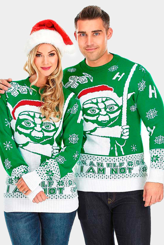 sueter de Navidad Hombre Mujer I am Not an Elf