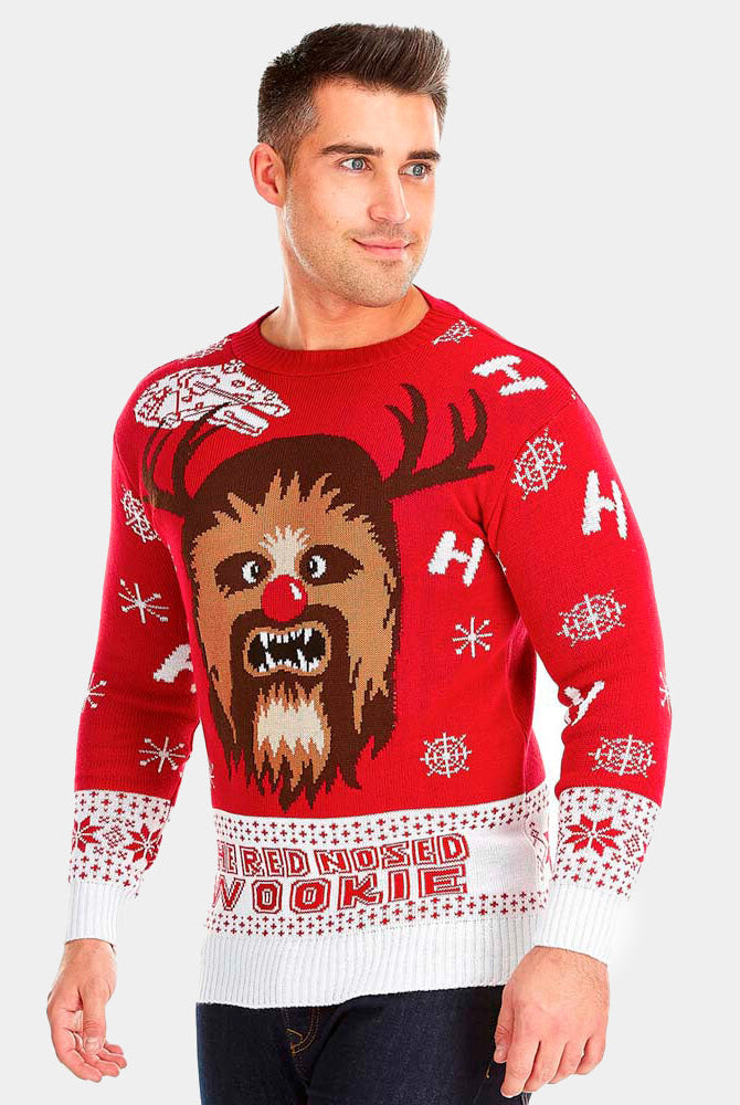 sueter de Navidad Hombre Wookiee