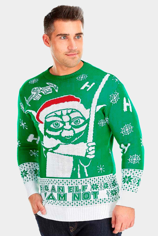 sueter de Navidad para Hombre Yoda Star Wars