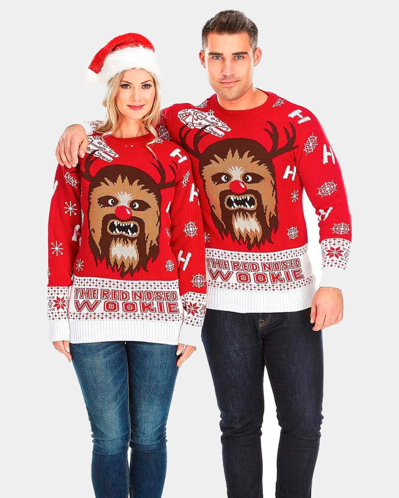 sueter de Navidad Star Wars Mujer y Hombre Wookiee
