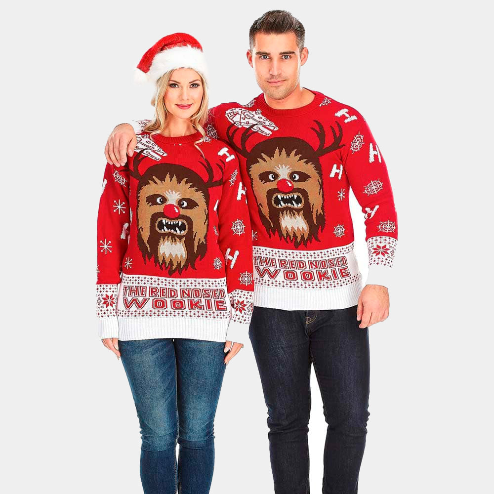 sueter de Navidad Star Wars Mujer y Hombre Wookiee