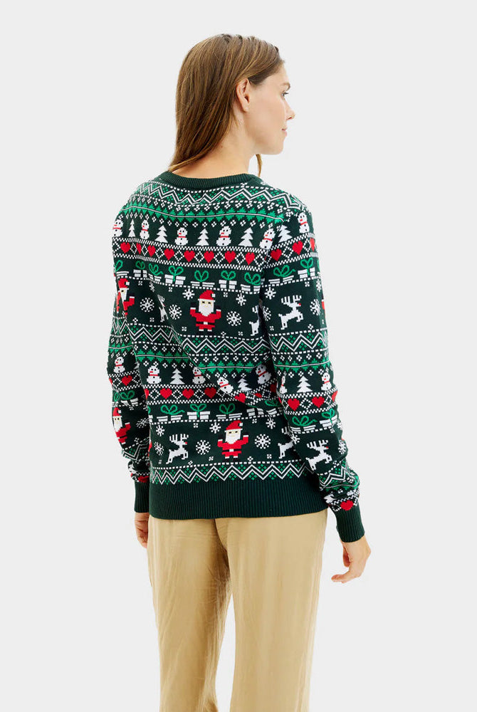 Suéter de Navidad para Mujer Christmas Algodón Orgánico Green
