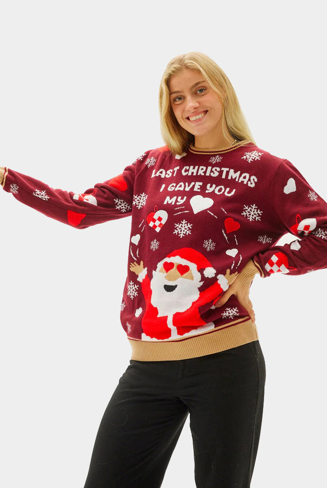 Suéter de Navidad Mujer y Hombre Last Christmas I gave you my Heart