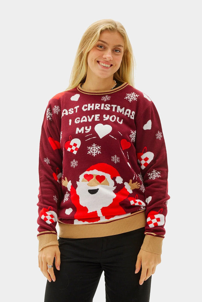 I gave you my Heart Suéter de Navidad para Mujer Last Christmas