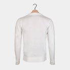 Suéter de Navidad para Niña y Niño Blanco con Reno 3D Peludo Espalda