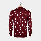 sueter de Navidad para Hombre Reno Batman Papá Noel Superman Espalda