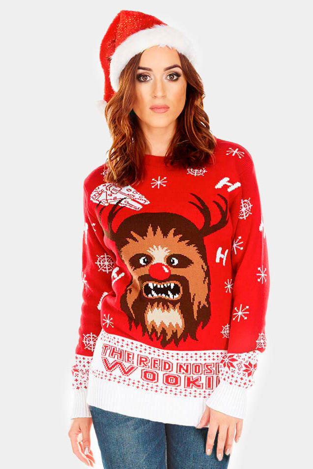 sueter de Navidad Star Wars para Hombre Wookiee Mujer