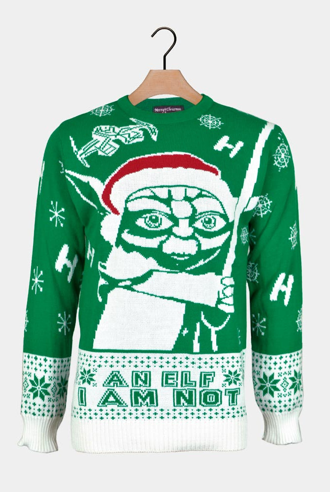 sueter de Navidad para Mujer Yoda Star Wars