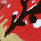 Suéter de Navidad Parejas Reno con Bufanda Algodón Orgánico Detalle