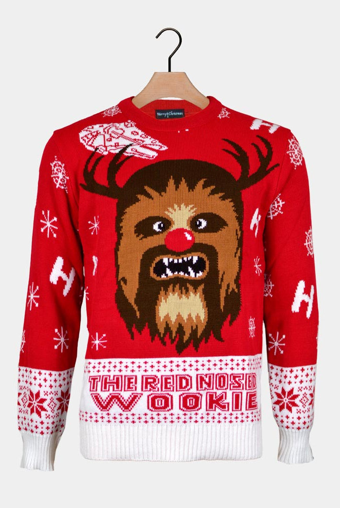 sueter de Navidad Parejas Wookiee