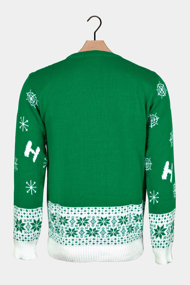 sueter de Navidad Parejas Yoda Star Wars Espalda